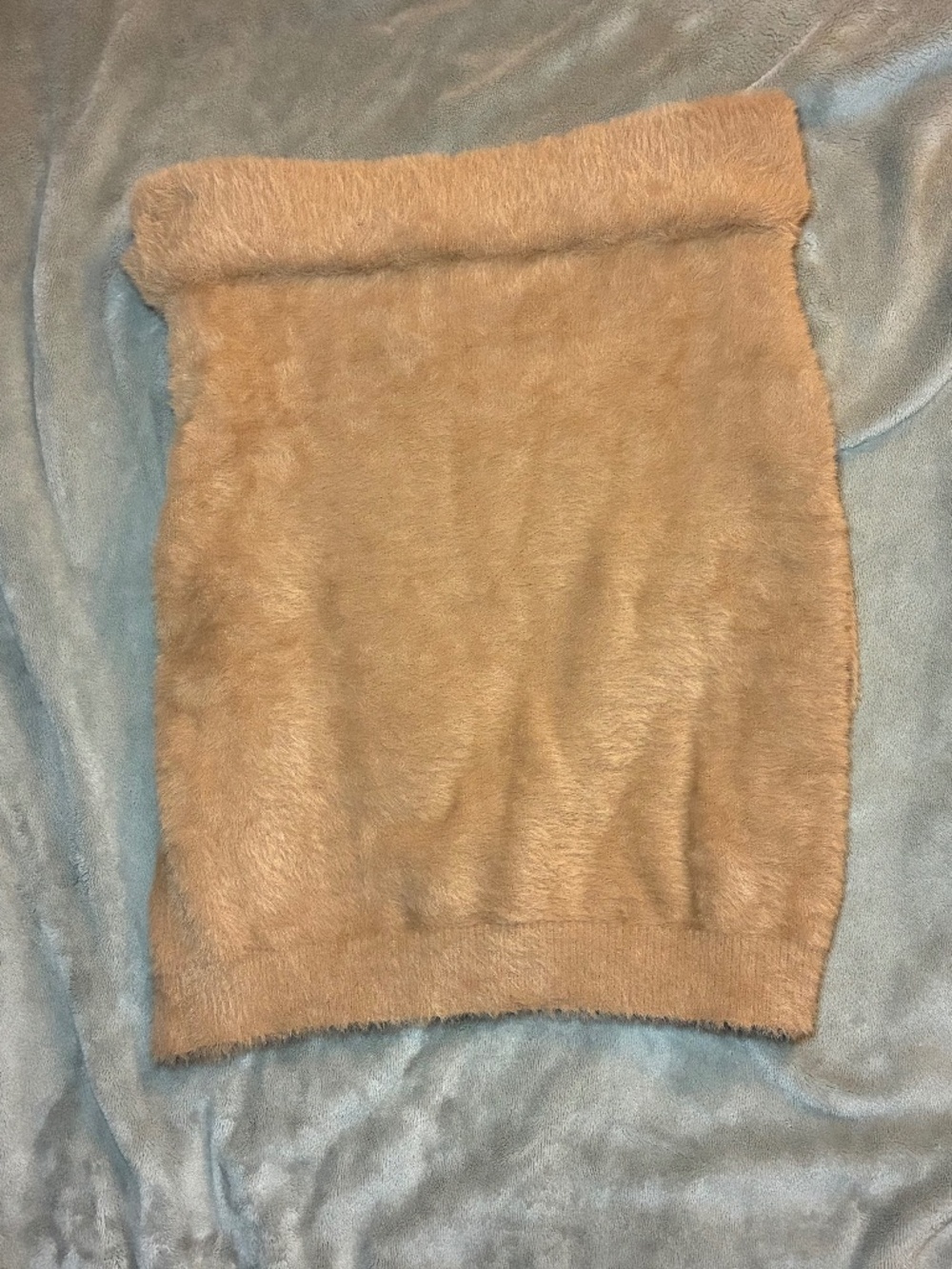 Faux fur skirt